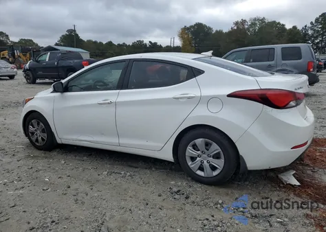 2016 Hyundai Elantra Se из США, поврежденный, VIN 5NPDH4AE0GH759109